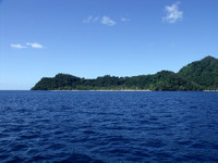 Fiji viewed from our Boat